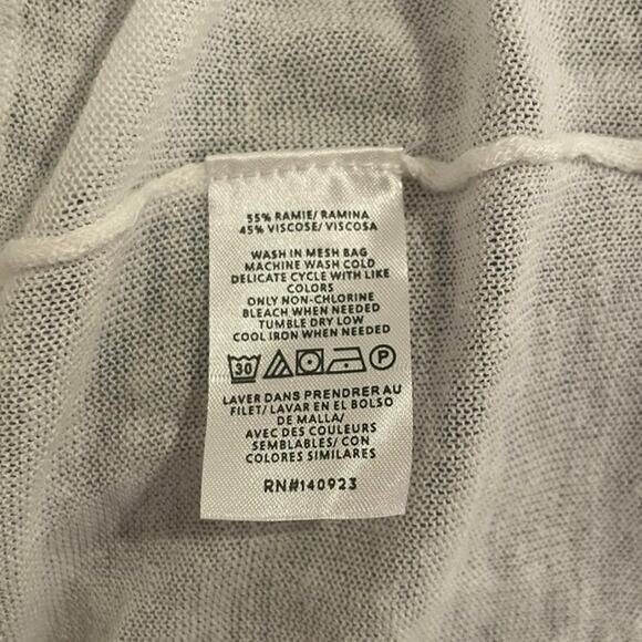 NWT Ann Taylor Loft Long Sleeve Open Cardigan Sweater in Whisper White Women's M - Picture 6 of 7